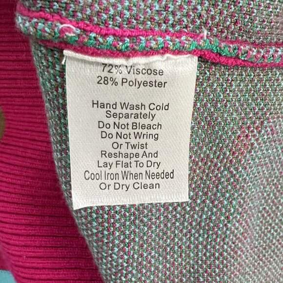 Emily McCarthy Lillian Sweater Womens Small Meadowbrook Spot Preppy Maximalism - Picture 8 of 8